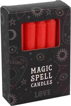 Magic Spell Kaarsen Liefde (Rood - 12 stuks)