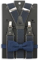 Sir Redman - bretels combi pack - Don Diamond Denim - blauw / grijs
