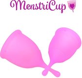 MenstriCup menstruatiecup roze maat L