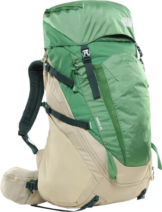 The North Face Terra 65 Backpack L/XL twill beige / sullivan green | bol.com