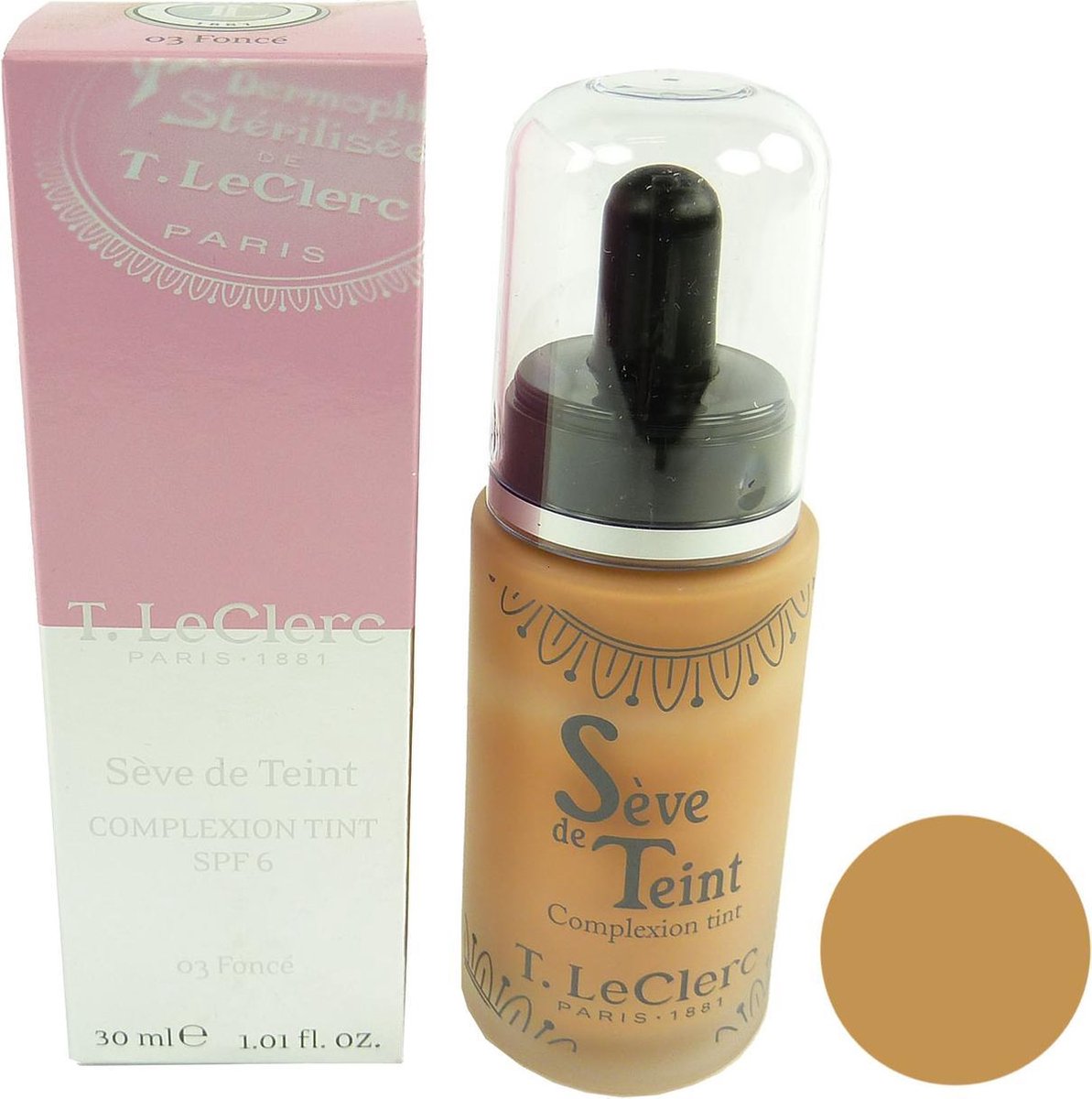 Vloeibare Make-up Seve de Teint 03 Fonce LeClerc (30 ml)
