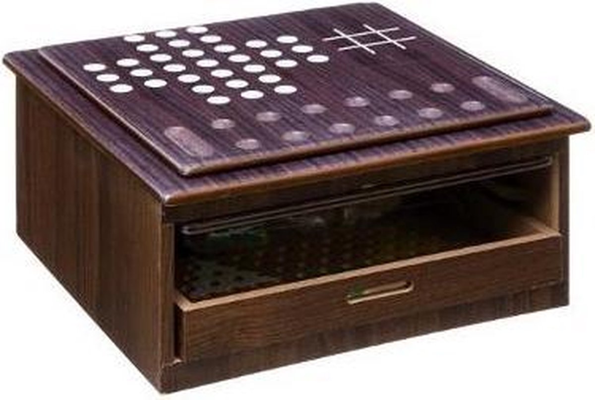 Luxe Houten Spellendoos - 10 Bordspellen in 1 - Cadeau tip — cadeau in Spellen & Speelgoed - foto 7