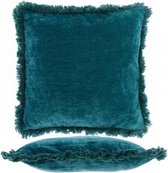 Unique Living sierkussen - Mimmie - 45x45cm - eveglade blue