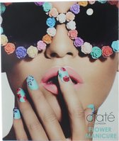 Ciaté Flower Manicure Bada-A-Boom Geschenkset 13.5ml Speed Coat Pro Fast Dry Überlack + 5ml Mini Paint Pot in Blue + Pinzette + Emery Board + Blumen Details