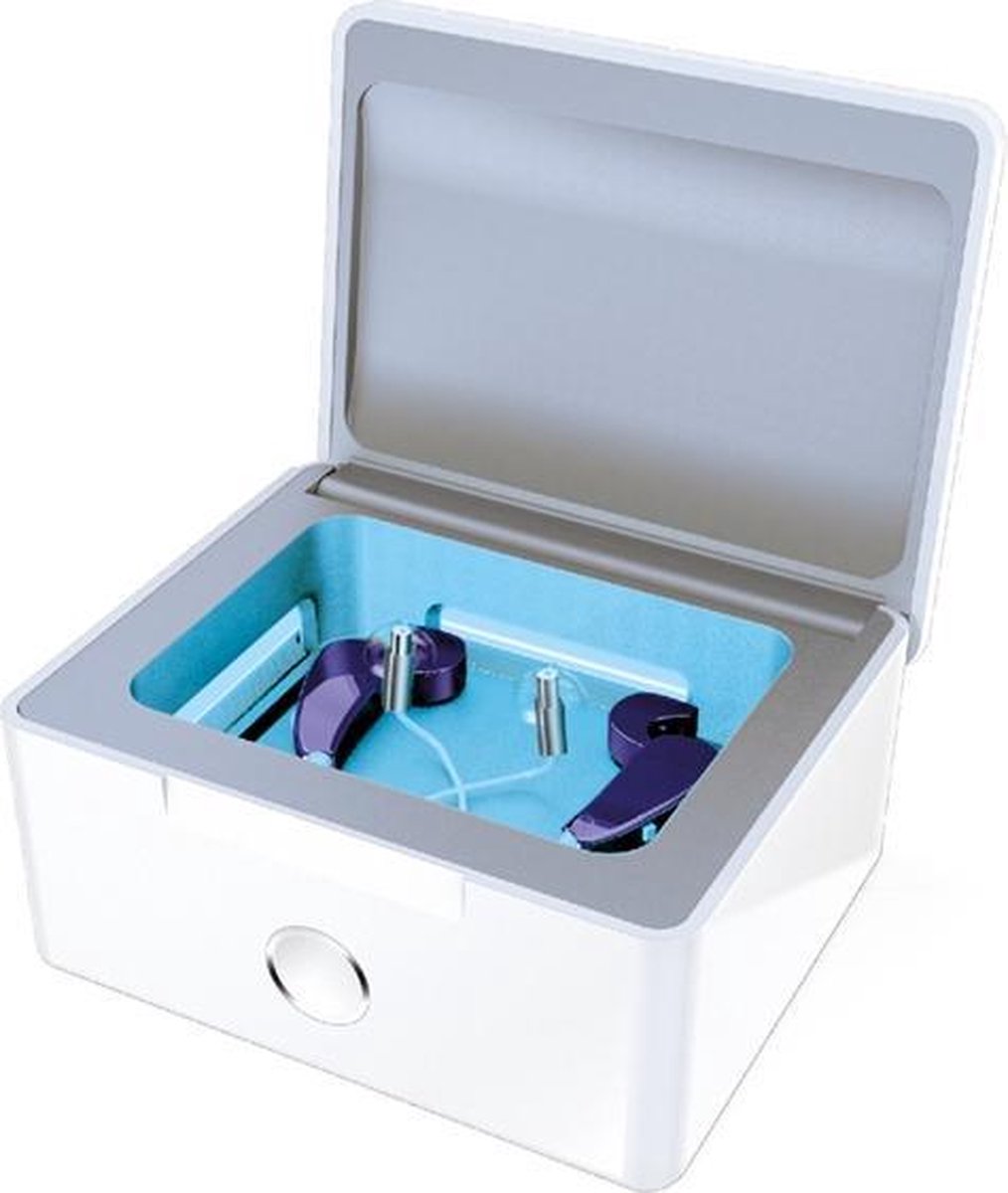 PerfectDry Lux Hoortoestellen snel en optimaal laten drogen Desinfecteren door middel van UV-C