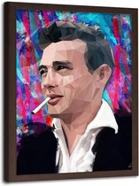 Foto in frame , James Dean , Filmster , 70x100cm , multikleur , Premium print