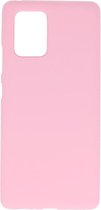 BackCover Hoesje Color Telefoonhoesje voor Samsung Galaxy S10 Lite - Roze