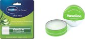 Vaseline Lip Therapy - Aloë Vera 20g &  Vaseline Aloe Vera lippenstift Transparant Crème 4,8 g