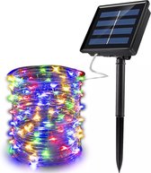 Solar lamp | Lichtslang | Zonne-energie | Kerstverlichting buiten | Waterbestendig | 20 meter | 200x led | Multicolour