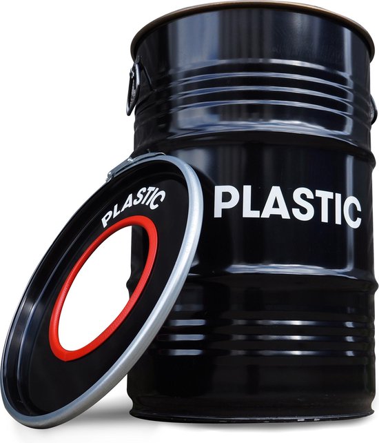 Berekening belofte Regan BinBin Hole Plastic- industriële metalen prullenbak 60 Liter- Olievat... |  bol.com