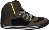 Braqeez 420830-569 Jongens Hoge Sneakers - Groen - Suède - Veters