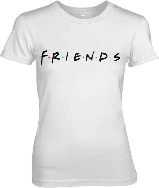 Friends Dames Tshirt -L- Logo Wit