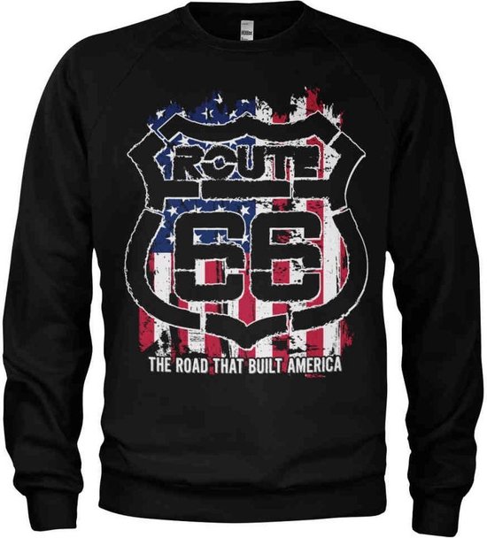 Route 66 Sweater/trui -2XL- America Zwart