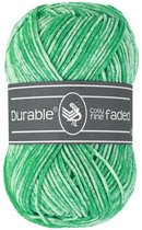 Durable Cosy fine faded Grass green (2156) - acryl en katoen garen tie-dye - 5 bollen van 50 gram