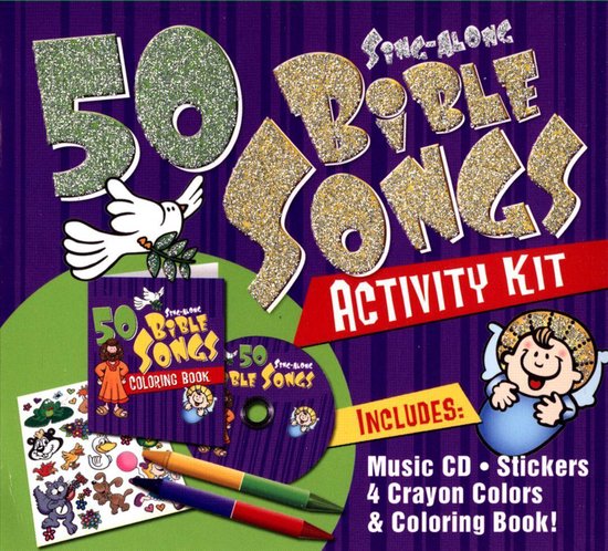 50 Bible Songs For Kids Activity Ki, various artists | CD (album ...