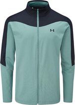 UA Storm Midlayer Full Zip-Lichen Blue / Black / Black