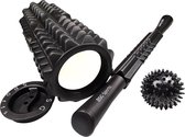 BSG Sports Yoga Foam Roller Set - Luxe Massage Bal & Stick - Grid Triggerpoint - Fitness - Afsluitbare Doppen