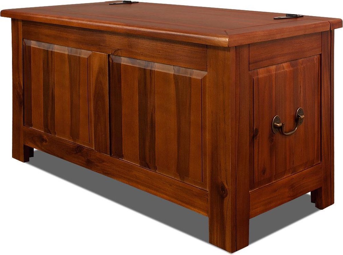 Casaria Opbergkist - Acaciahout 85 x 44 x 48 cm - Bruin