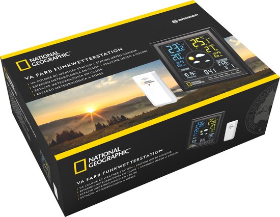 NATIONAL GEOGRAPHIC Draadloos weerstation SC met 8-in-1 buitensensor en