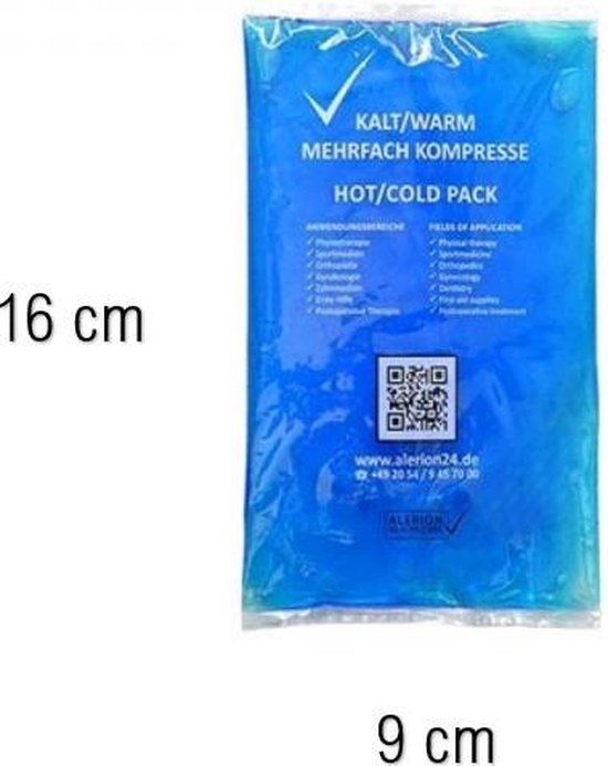Knooppunt Bevestigen aan onduidelijk Meisterhome® hot cold pack - koud warm kompres - gel ice pack - cold pack -  hot pack -... | bol.com