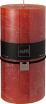 J-Line Cilinderkaars Stompkaars Oranje Xxl Cm-140U Set van 6 Stuks