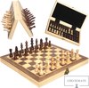 Afbeelding van het spelletje CheckMate® GrandMaster Series – Gratis ebook – Schaakspel – Schaakbord met Schaakstukken – Magnetisch – Schaakspellen – Schaakspel Volwassenen Hout – Schaakborden – Schaakborden Volwassenen – Schaakset – Schaken – Schaak – Chess set