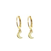 Moon oorbellen - Goud