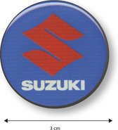 Koelkastmagneet - Magneet - Suzuki - Blauw - Auto - Ideaal voor koelkast of andere metalen oppervlakken