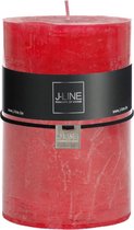 J-Line Cilinderkaars Stompkaars Fuchsia Xl -120H Set van 6 Stuks