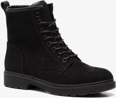 Blue Box dames veterboots - Zwart - Maat 38