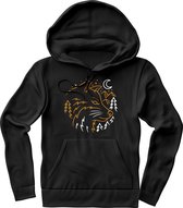 Wolf hoodie Heren – Wolven hoodie met capuchon Dames – Perfect  Wolfmerch sweater - Wolvenkop hoodie Cadeau – Dieren Hoodie  - Maat L