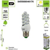LED BULB lamp E27 9 W 4200K  (pack van 5)  [Energieklasse A+]