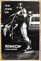Metalen Film Wandbord - Robocop