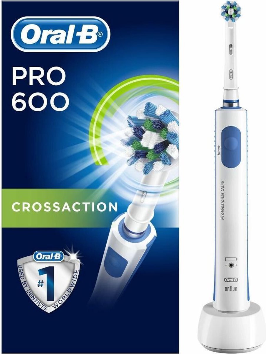 Hoge blootstelling insect Zeebrasem Oral-B PRO600 - Cross Action - Elektrische tandenborstel | bol.com