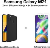 HGA Telefoonhoesje - Back Cover - Geschikt Voor Samsung Galaxy M21 - Zwart