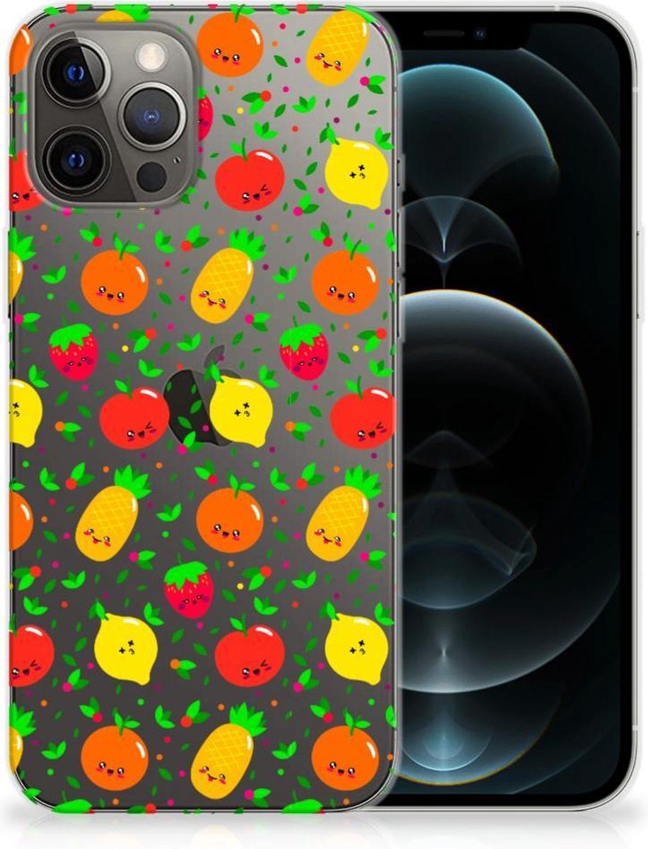 iPhone 12 Pro Max Siliconen Case Fruits