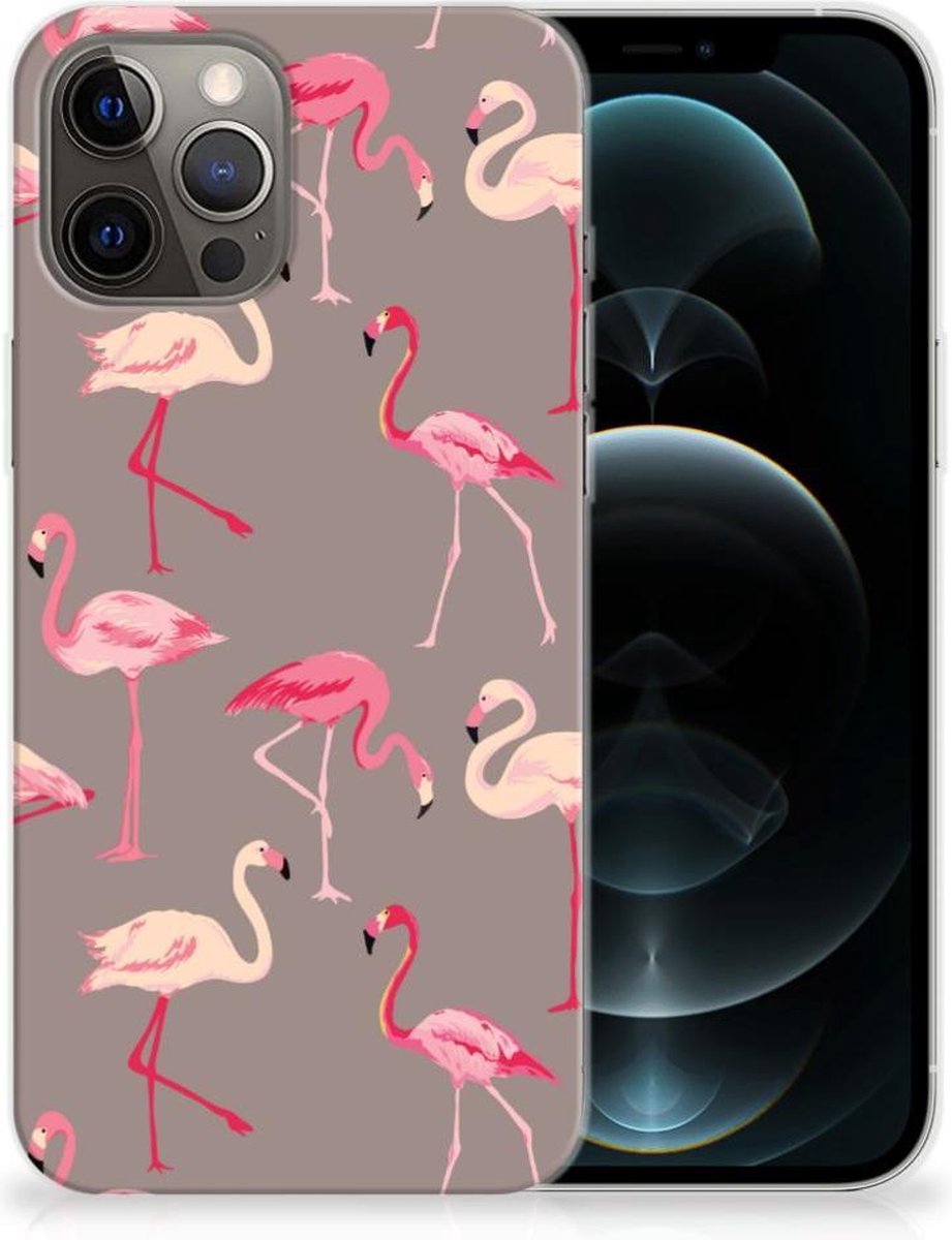 iPhone 12 Pro Max TPU Hoesje Flamingo