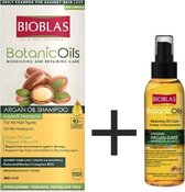 Bioblas Arganolie Shampoo+Arganolie  (Herstellende en Hydraterende Shampoo.Anti-Haaruitval voor Dames en Heren)