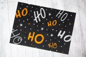 Kerstmis vloerkleed tapijt kinderkamer Christmas HOHOHO – Wasbaar – Antislip – 85x60