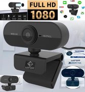 MIFOR® 2020 Full HD 1080p Autofocus Webcam met Microfoon - Webcam voor PC - Noise Cancelling