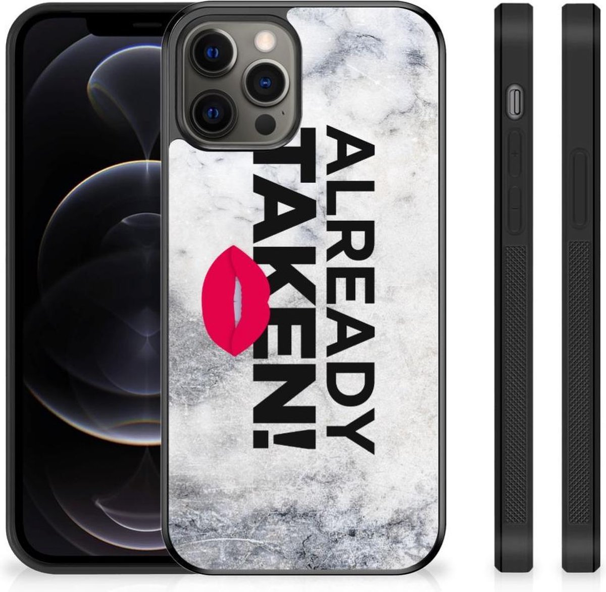 iPhone 12 Pro Max Hoesje met Quotes Already Taken White