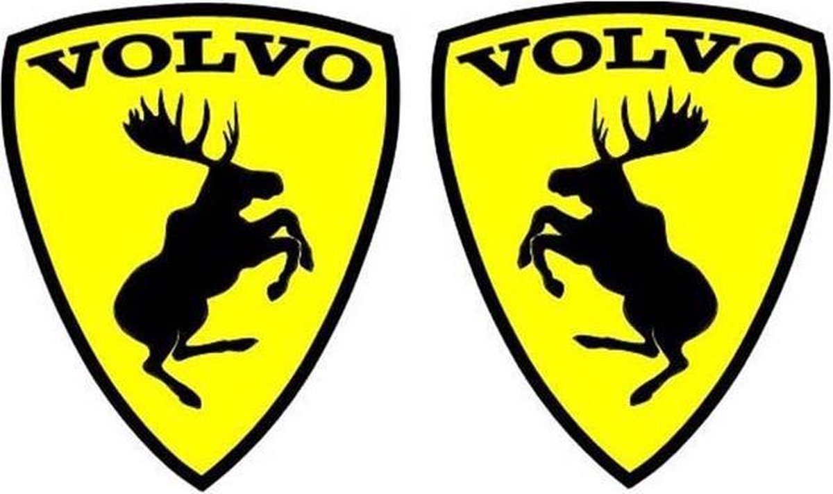 Ensemble d'autocollants Volvo Moose Gauche et Droite 2 parties (4x5cm) | bol