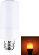 Let op type!! E27 6W Warm wit LED Corn licht 99 LEDs SMD 2835 146 LM 2 modi Flicker vlam lamp AC 85-265V