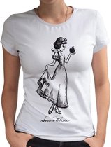DISNEY - T-Shirt Snow White Drawing Engraving (L)