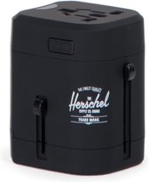 Herschel Travel Adapter - Black | Universeel - Reisoplader - USB poort voor Apple en Samsung aparaten - Blauw