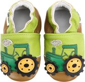 Leren babyslofjes van Baby-slofje, Tractor 24-25