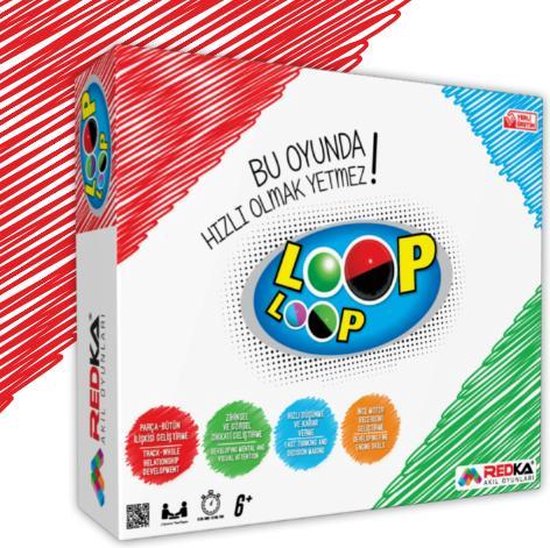 Loop Loop Spel / Snelheid / Twee personen / Bordspel / Actiespel / Blokjes  / Blokken /... | bol.com