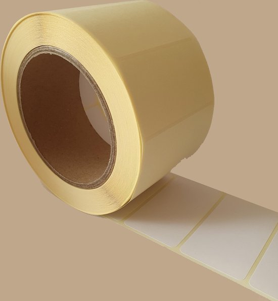 Conclusie Mooie vrouw Huisje Blanco etiketten op rol - 65 x 36 mm rechthoek - mat wit papier | bol.com