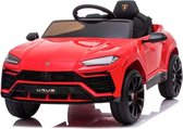 Lamborghini Urus, elektrische kinderauto, rubberen banden, leder zitje! + afstandsbediening  - accu auto voor kinderen  - elektrische kinderauto