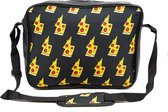 Laptoptas pizza | messenger bag heren school - schoudertas dames laptophoes pizza - backpack schooltas - 45 cm